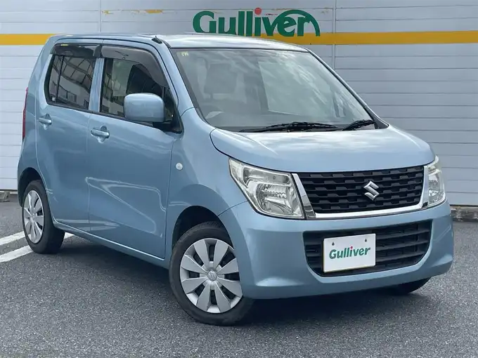 新着情報“ワゴンＲFX（レーダーブレーキサポート セットオプション装着車）”2014年式フィズブルーパールメタリック入荷しました！