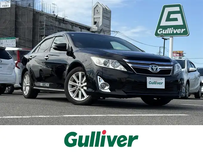 新着情報“カムリハイブリッド Gパッケージ”2014年式アティチュードブラックマイカ入荷しました！