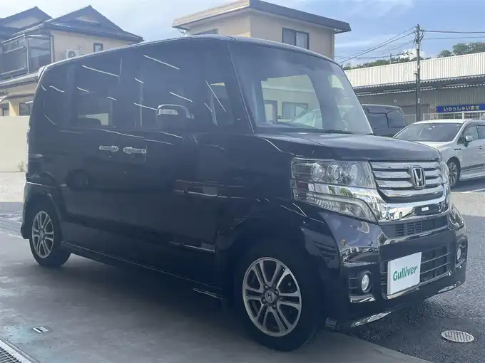 新着情報“Ｎ－ＢＯＸカスタムG特別仕様車SSパッケージ”2015年式プレミアムゴールドパープルパール入荷しました！