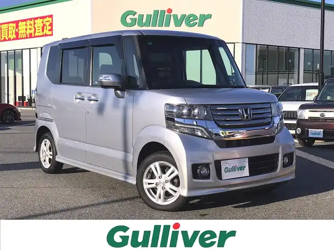 新着情報“Ｎ－ＢＯＸカスタムG・Lパッケージ”2013年式アラバスターシルバーメタリック入荷しました！