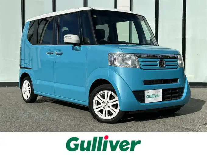 新着情報“Ｎ－ＢＯＸ2トーンカラースタイル G特別仕様車SSパッケージ”2014年式イノセントブルーメタリック入荷しました！