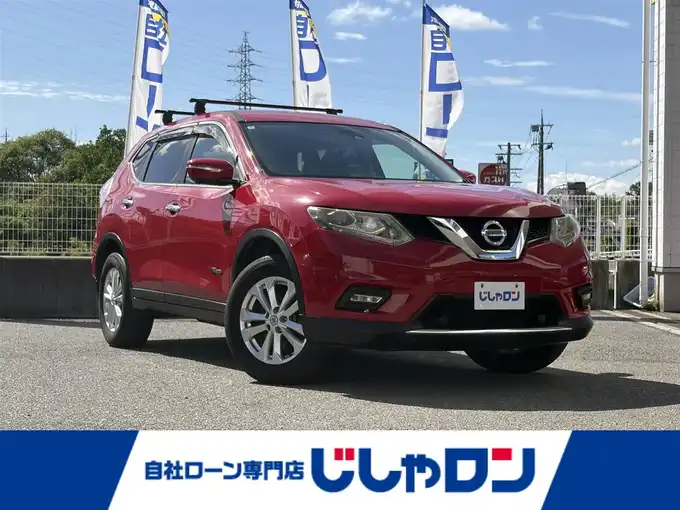 新着情報“エクストレイル20X ハイブリッド エマージェンシーブレーキパッケージ”2015年式バーニングレッド入荷しました！