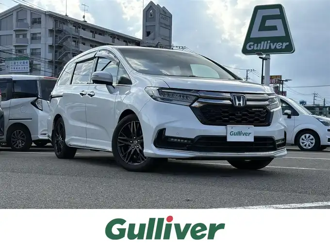 新着情報“オデッセイハイブリッドe:HEVアブソルート・EX”2021年式プラチナホワイトパール入荷しました！