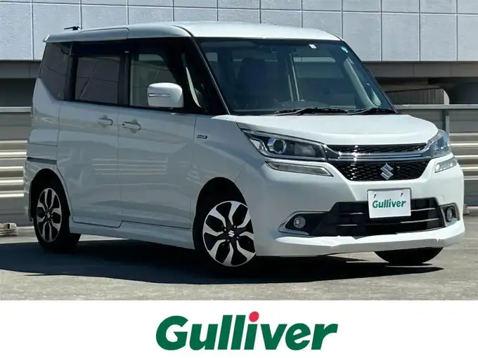 新着情報“ソリオバンディットハイブリッドMV デュアルカメラブレーキサポート装着車”2016年式ピュアホワイトP入荷しました！