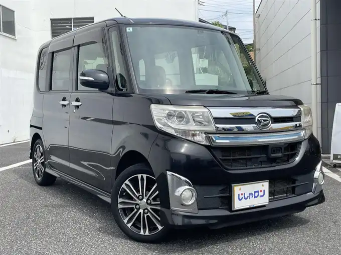 新着情報“タントカスタムRS SA”2014年式ブラックマイカメタリック入荷しました！