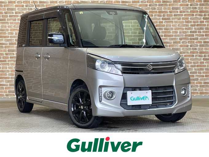 新着情報“スペーシアカスタムTS（レーダーブレーキサポート装着車）”2014年式スチールシルバーメタリック/ブルーイッシュブラックパール入荷しました！