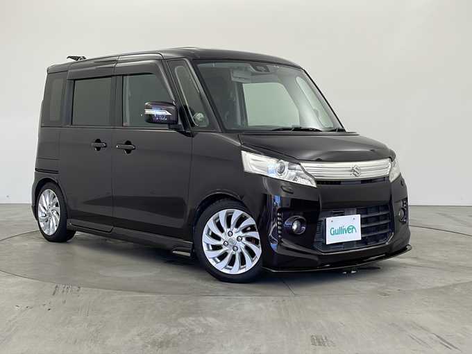 新着情報“スペーシアカスタムTS（レーダーブレーキサポート装着車）”2014年式ミステリアスバイオレットパール入荷しました！
