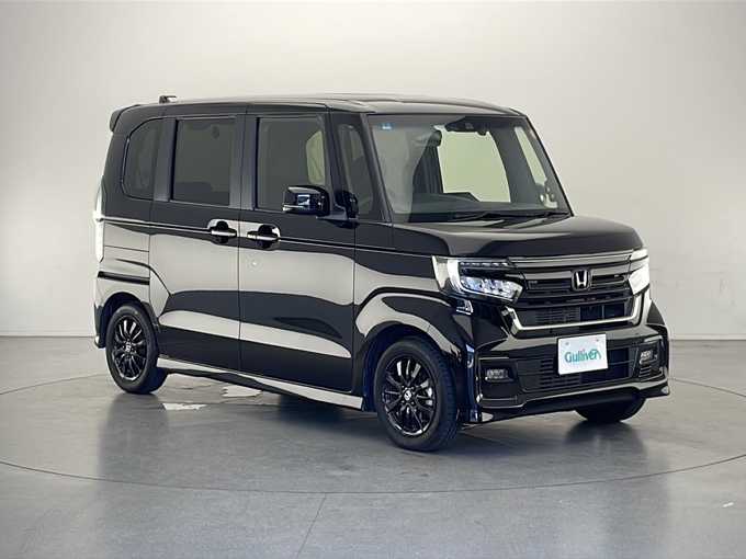 新着情報“Ｎ－ＢＯＸカスタムL特別仕様車スタイル+ブラック”2022年式クリスタルブラックパール入荷しました！