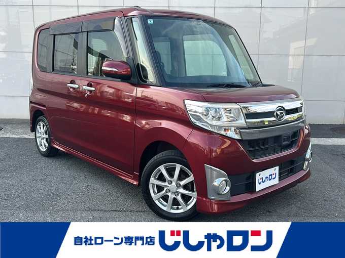 新着情報“タントカスタムX SA”2014年式ファイアークォーツレッドM入荷しました！
