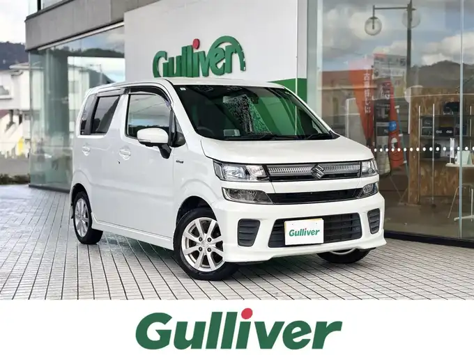 新着情報“ワゴンＲハイブリッドFZ セーフティパッケージ装着車”2017年式ピュアホワイトP入荷しました！