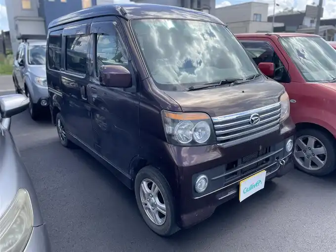 新着情報“アトレー ワゴンカスタム ターボ RS”2010年式プラムブラウンクリスタルマイカ入荷しました！