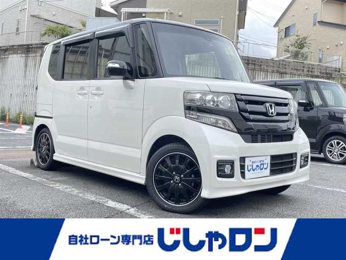 新着情報“Ｎ－ＢＯＸカスタム2トーンカラースタイル G・ターボLパッケージ”2015年式プレミアムホワイトパールⅡ入荷しました！