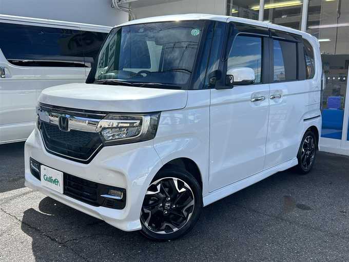 新着情報“Ｎ－ＢＯＸカスタムG・Lターボホンダセンシング”2019年式プラチナホワイトパール入荷しました！