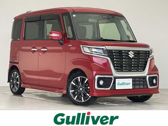 新着情報“スペーシアカスタムハイブリッドXS”2020年式フェニックスレッドパール入荷しました！