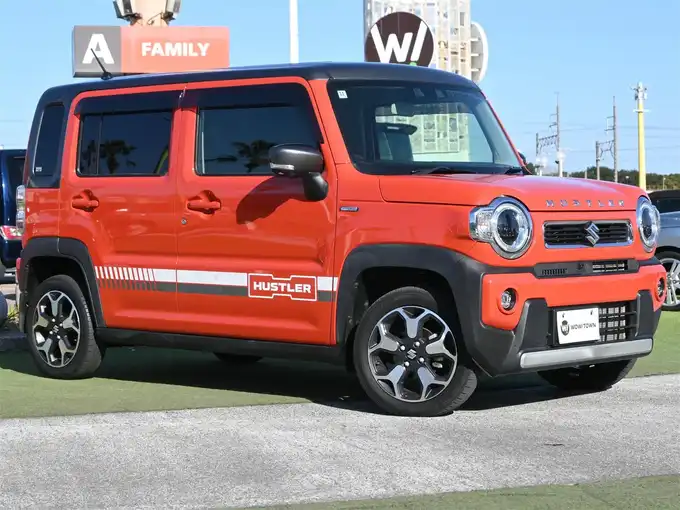 新着情報“ハスラーハイブリッドXターボ”2020年式バーミリオンオレンジ/ガンメタリック2トーン入荷しました！