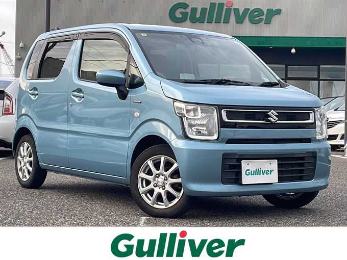 新着情報“ワゴンＲハイブリッドFX セーフティパッケージ装着車”2019年式フィズブルーパールメタリック入荷しました！