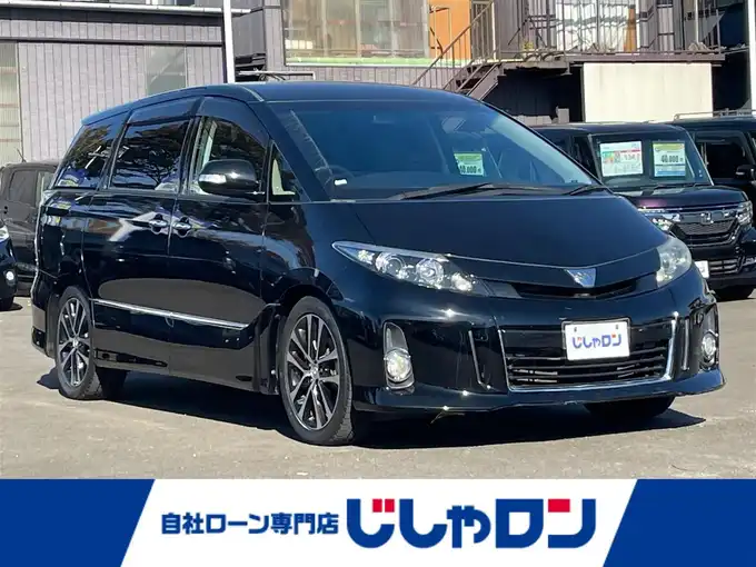 新着情報“エスティマアエラス プレミアム”2014年式ブラック入荷しました！