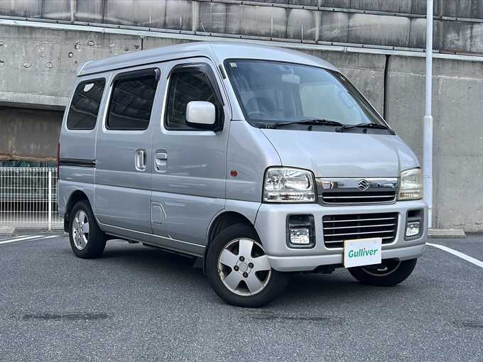 新着情報“エブリイワゴンジョイポップターボ”2004年式シルキーシルバーメタリック入荷しました！