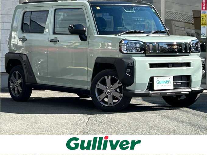 新着情報“タフトG ダーククロムベンチャー eco IDLE非装着車”2023年式セラミックグリーンM入荷しました！