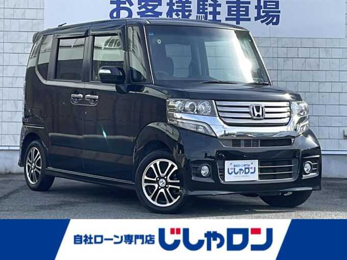 新着情報“Ｎ－ＢＯＸカスタムG特別仕様車SSパッケージ”2013年式クリスタルブラックパール入荷しました！