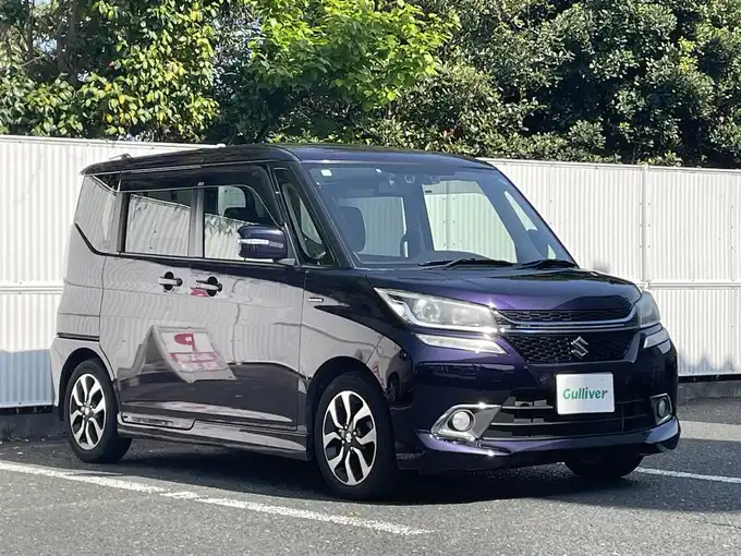 新着情報“ソリオバンディットハイブリッドSV デュアルカメラブレーキサポート装着車”2017年式ミッドナイトバイオレットメタリック入荷しました！
