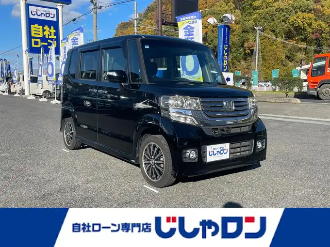 新着情報“Ｎ－ＢＯＸカスタムG・ターボパッケージ”2013年式クリスタルブラックパール入荷しました！