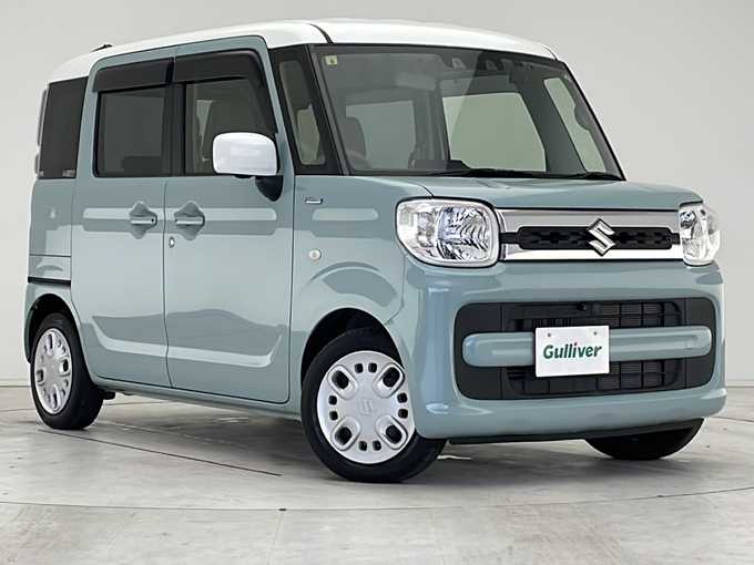 新着情報“スペーシアハイブリッドX”2020年式オフブルーメタリック/ホワイト2トーン入荷しました！