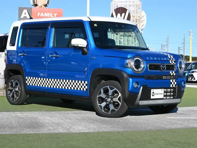 新着情報“フレアクロスオーバーハイブリッドXT”2020年式青／白入荷しました！