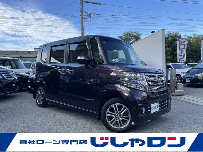 新着情報“Ｎ－ＢＯＸカスタムG・Lパッケージ特別仕様車SSパッケージ”2015年式プレミアムベルベットパープル・パール入荷しました！