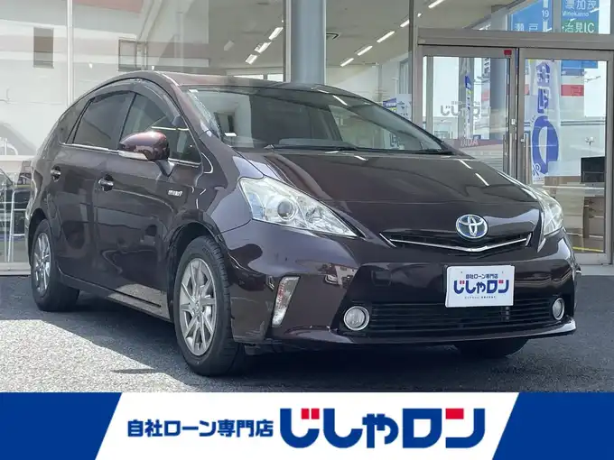 新着情報“プリウスαS チューン ブラック”2014年式ブラキッシュレッドマイカ入荷しました！