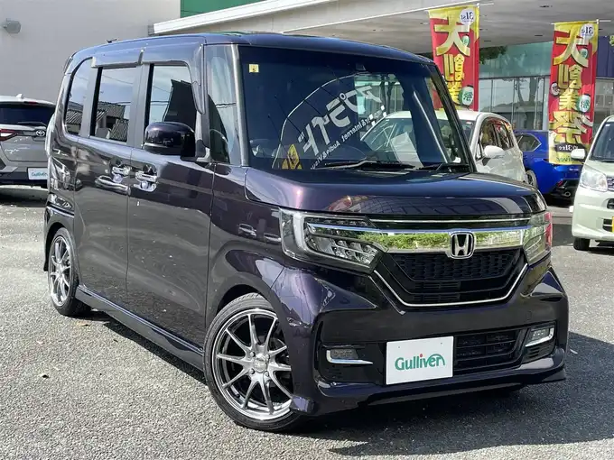 新着情報“Ｎ－ＢＯＸカスタムG・Lホンダセンシング”2018年式プレミアムベルベットパープル・パール入荷しました！