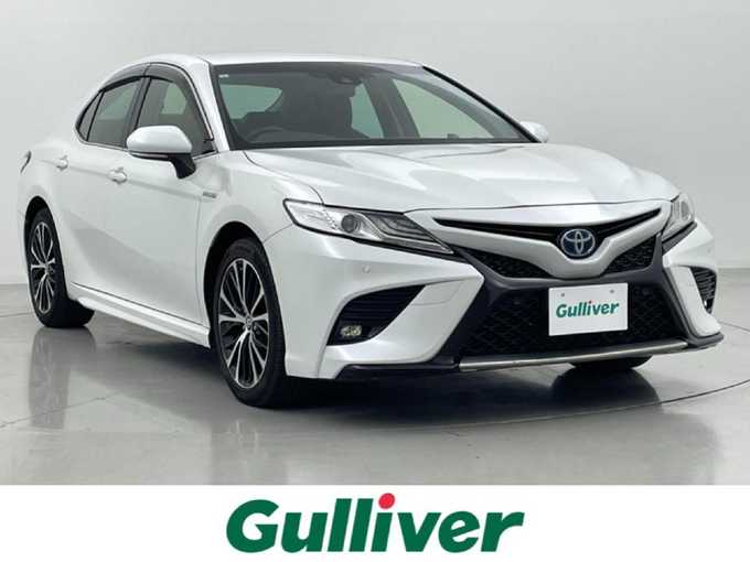新着情報“カムリWSレザーパッケージ”2019年式プラチナホワイトパールマイカ入荷しました！