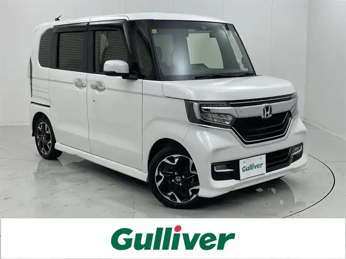 新着情報“Ｎ－ＢＯＸカスタムG・Lターボホンダセンシング”2018年式プラチナホワイトパール入荷しました！
