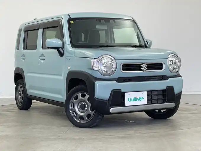新着情報“ハスラーハイブリッドG スズキセーフティサポート非装着車”2020年式オフブルーM入荷しました！