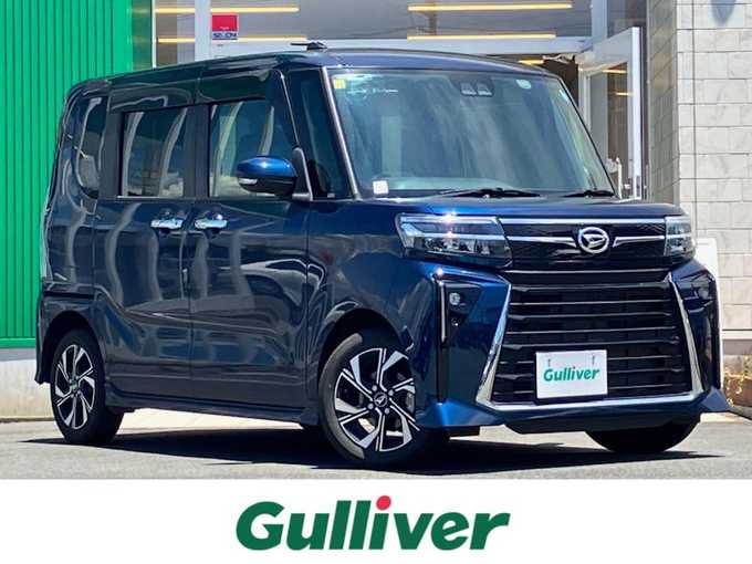 新着情報“タントカスタムX”2022年式レーザーブルークリスタルシャイン入荷しました！