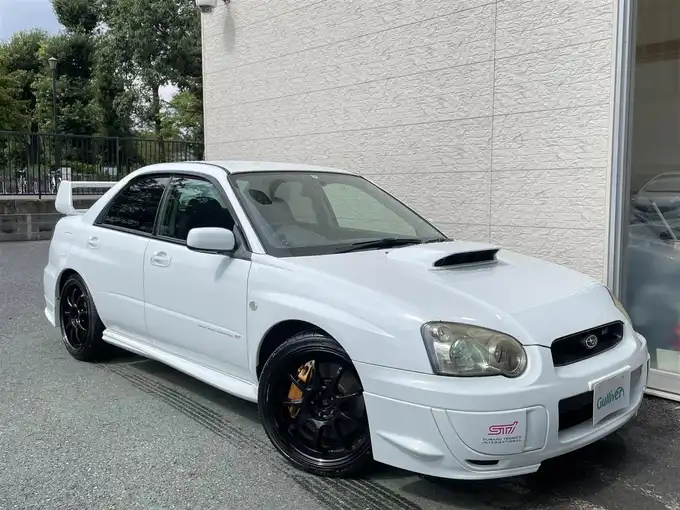 新着情報“インプレッサ ＷＲＸSTi”2004年式ピュアホワイト入荷しました！