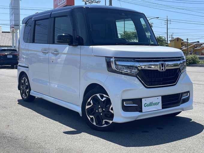 新着情報“Ｎ－ＢＯＸカスタムG・Lターボホンダセンシング”2020年式プラチナホワイトパール入荷しました！