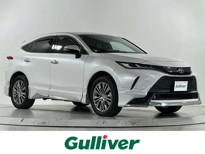 新着情報“ハリアーハイブリッドZ レザーパッケージ”2023年式プラチナホワイトパールマイカ入荷しました！