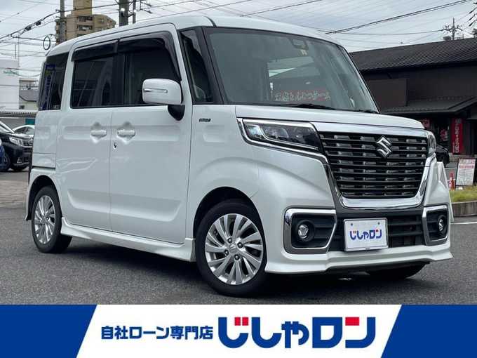 新着情報“スペーシアカスタム HYBRID GS”2018年式ピュアホワイトP入荷しました！