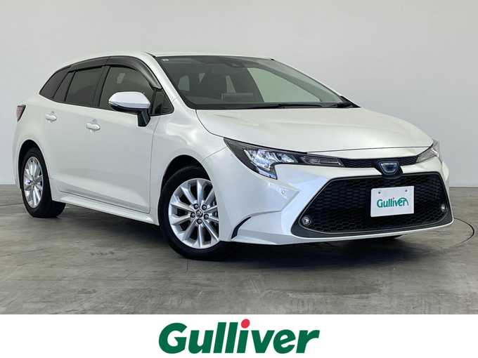 新着情報“カローラツーリングハイブリッド S”2021年式ホワイトパールクリスタルシャイン入荷しました！