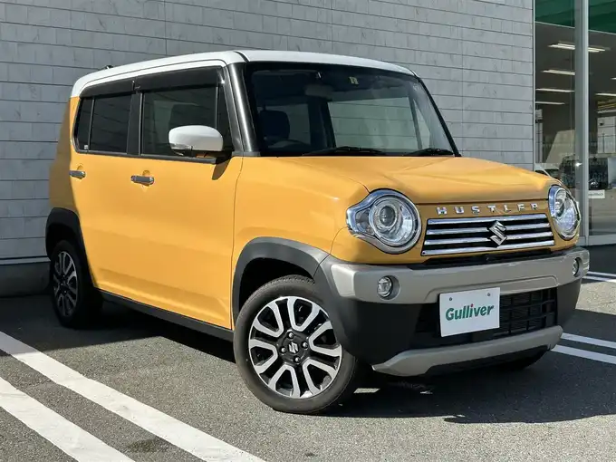 新着情報“ハスラーJターボ”2019年式アクティブイエロー/ホワイト2トーンルーフ入荷しました！