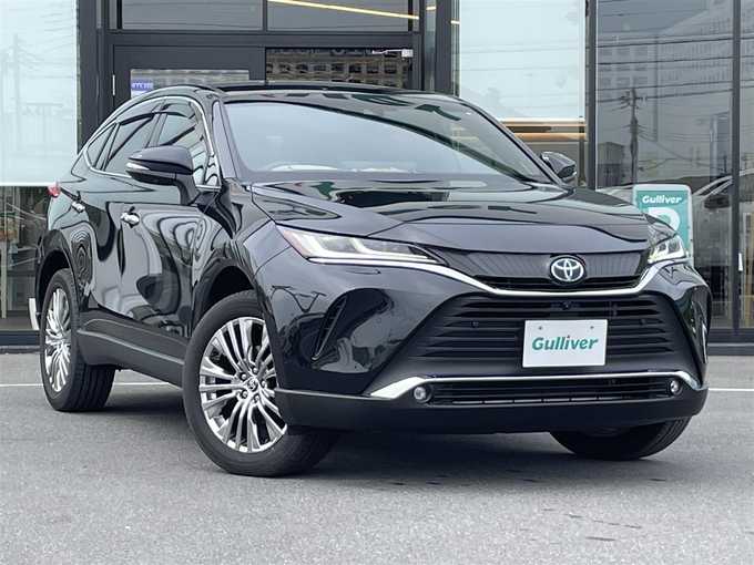 新着情報“ハリアーハイブリッドZ レザーパッケージ”2023年式プレシャスブラックパール入荷しました！