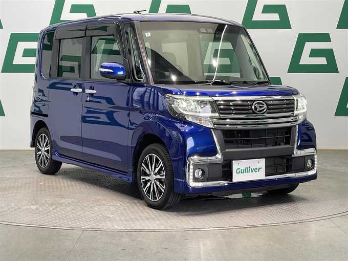 新着情報“タントカスタムX トップエディションSAⅢ”2018年式ディープブルークリスタルマイカ入荷しました！