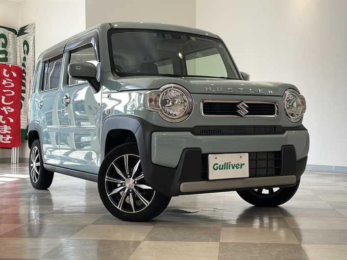新着情報“ハスラーハイブリッドG”2022年式オフブルーM入荷しました！