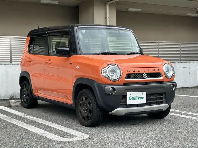 新着情報“ハスラーFリミテッド セットオプション装着車”2017年式パッションオレンジ/ブラック2トーン入荷しました！