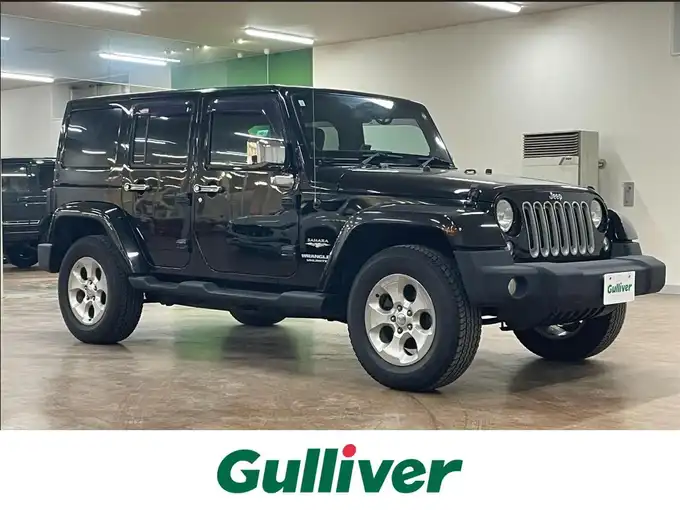 新着情報“ジープ・ラングラーアンリミテッドサハラ”2015年式ブラック入荷しました！