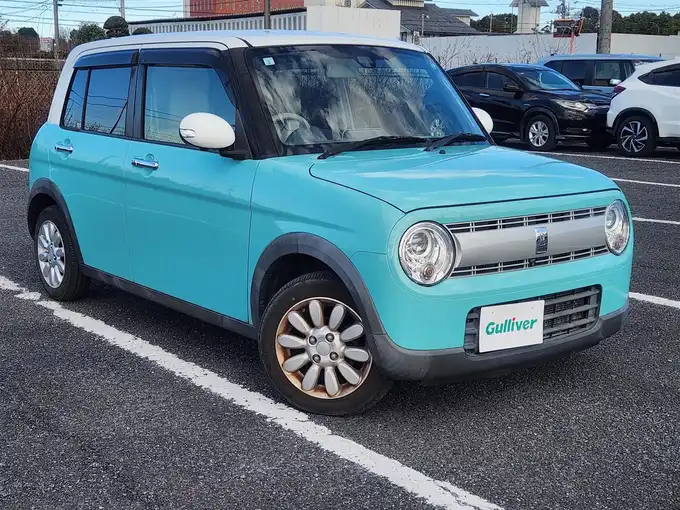 新着情報“アルトラパンX 全方位モニター付メモリーナビゲーション装着車”2017年式フレンチミントパールメタリック入荷しました！