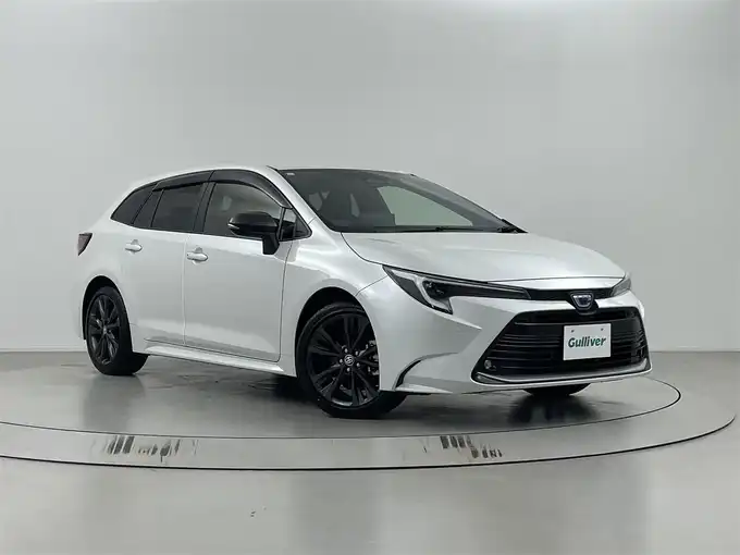 新着情報“カローラツーリングハイブリッド ダブルバイビー”2024年式プラチナホワイトパールマイカ入荷しました！