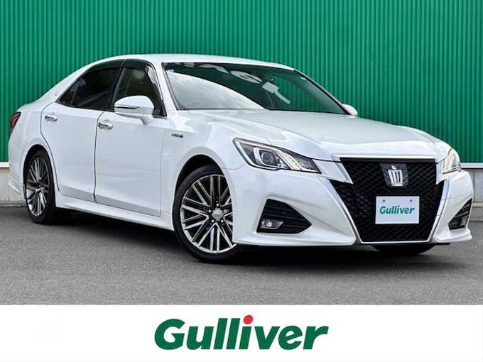 新着情報“クラウンハイブリッドアスリートS J－フロンティア”2017年式ホワイトパールクリスタルシャイン入荷しました！