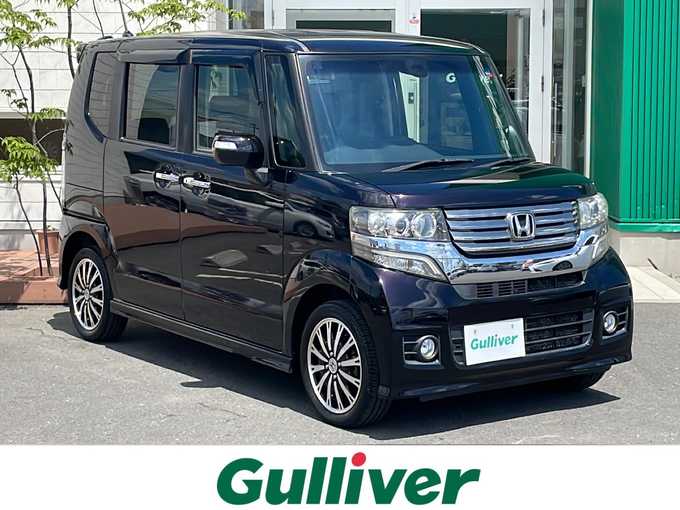 新着情報“Ｎ－ＢＯＸカスタムG特別仕様車ターボSSパッケージ”2014年式プレミアムゴールドパープルパール入荷しました！